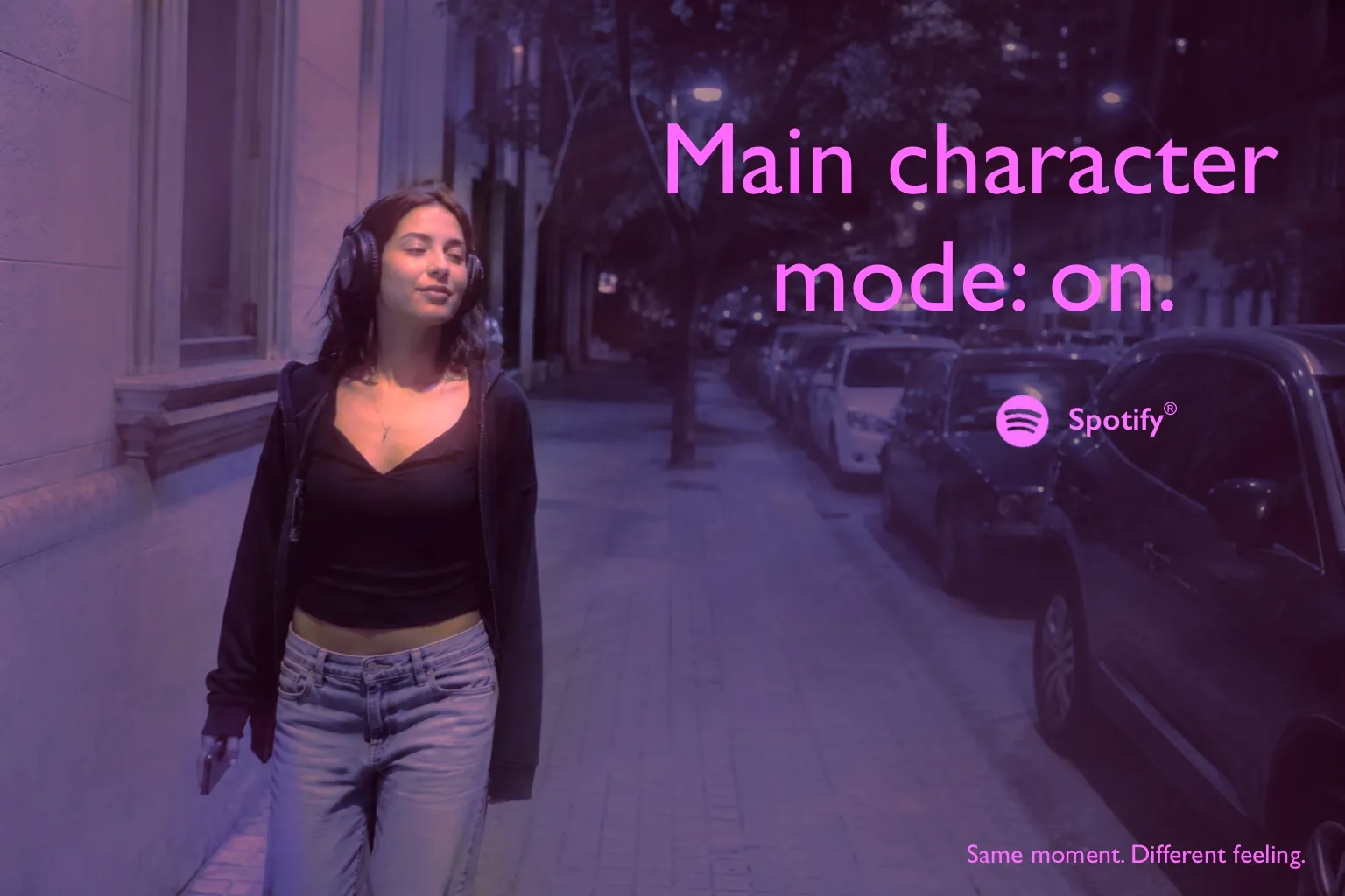 Spotify | Same moment different feeling | Main character