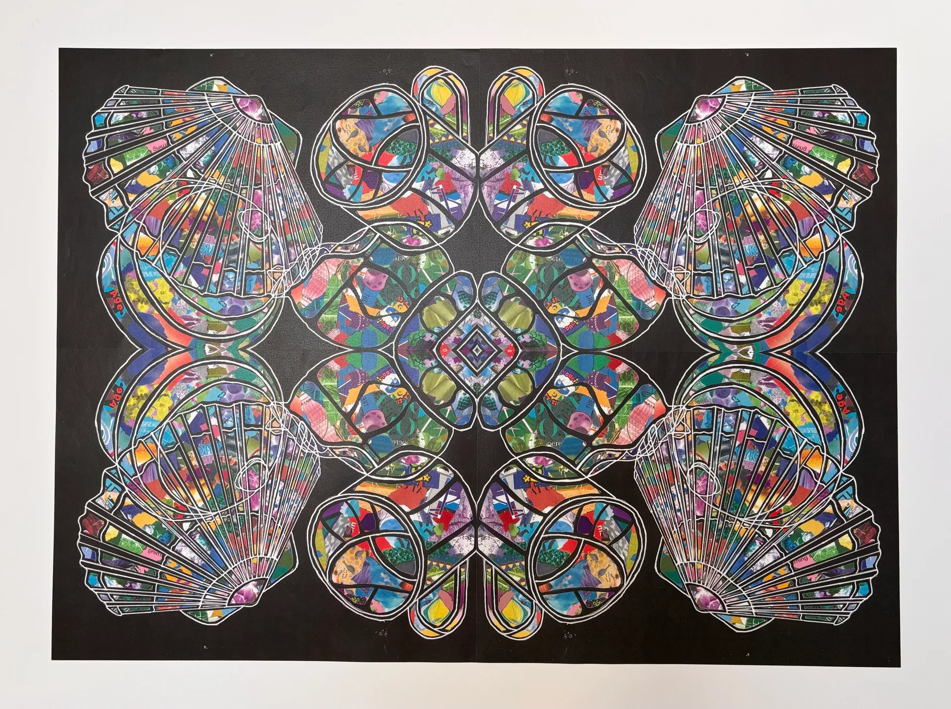 Shell mandala - Inverted